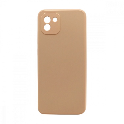 Чехол Silicone Case NEW ERA (накладка/силикон) для Samsung Galaxy A03 светло розовый