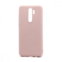 Чехол Silicone Case NEW ERA (накладка/силикон) для Xiaomi Redmi Note 8 Pro светло розовый