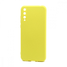 Чехол Silicone Case NEW ERA (накладка/силикон) для Huawei Honor 30i желтый