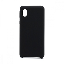 Чехол Silicone Cover Color для Samsung Galaxy A01 Core/M01 Core (003) черный