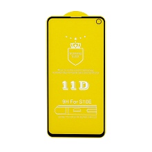 Защитное стекло Full Glass для Samsung Galaxy S10e черное (Full GC) тех. пак