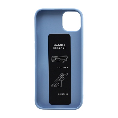 Чехол Magnetic Stend 2 для Apple iPhone 14 Plus/6.7 (008) голубой