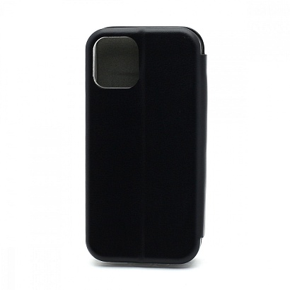 Чехол-книжка BF модельный (силикон/кожа) для Apple iPhone 12/12 Pro/6.1 черный