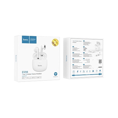 Наушники с микрофоном Bluetooth Hoco ES56 TWS белые