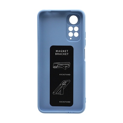 Чехол Magnetic Stend 2 для Xiaomi Redmi Note 11/Redmi Note 11S (008) голубой