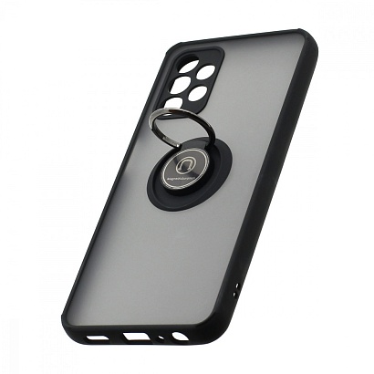 Чехол Shockproof Ring для Samsung Galaxy А13 (003) черно-красный