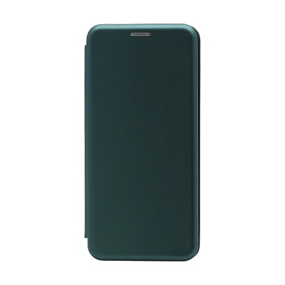 Чехол-книжка BF модельный (силикон/кожа) для Realme C35 зеленый