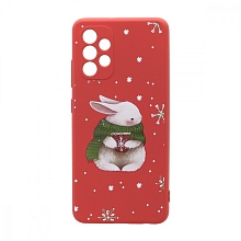 Чехол NEW ERA Winter для Samsung Galaxy A32 4G (003) малиновый