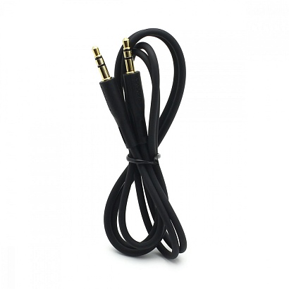 Кабель AUX (3,5 mm jack) Borofone BL1 (100см) черный