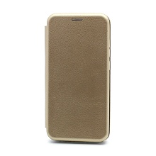 Чехол-книжка BF модельный (силикон/кожа) для Xiaomi Redmi 8A золотистый