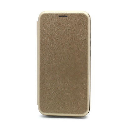 Чехол-книжка BF модельный (силикон/кожа) для Xiaomi Redmi 8A золотистый