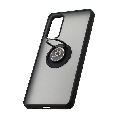 Чехол Shockproof Ring для Samsung Galaxy S20 FE (003) черно-красный