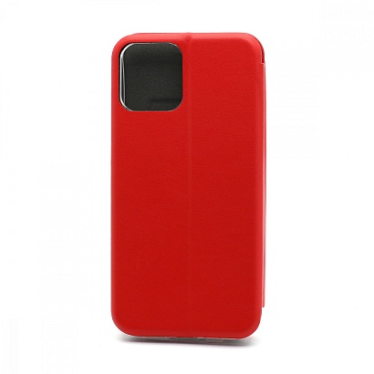 Чехол-книжка BF модельный (силикон/кожа) для Apple iPhone 12 Pro Max/6.7 красный