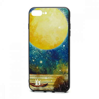 Чехол EDIVIA 3D Print (накладка/силикон-пластик) для iPhone 7/8 Plus (078)