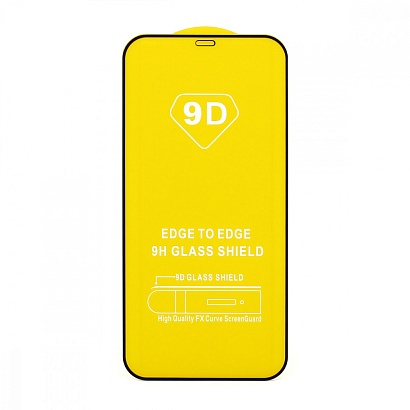 Защитное стекло Full Glass для Apple iPhone 12 Pro Max/6.7 черное (Full GC) тех. пак