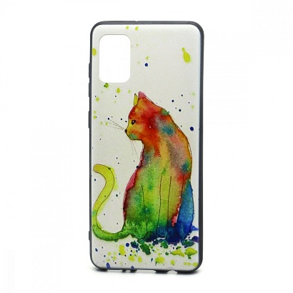 Чехол EDIVIA 3D Print (накладка/силикон-пластик) для Samsung Galaxy A31 (080)