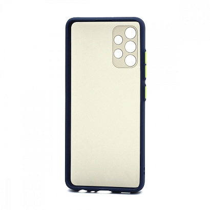 Чехол Shockproof Lite силикон-пластик для Samsung Galaxy A32/4G сине-зеленый