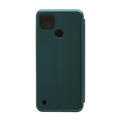 Чехол-книжка BF модельный (силикон/кожа) для Realme C21Y/C25Y зеленый