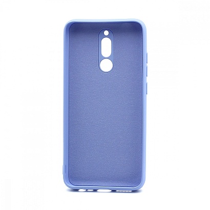 Чехол Silicone Case NEW ERA (накладка/силикон) для Xiaomi Redmi 8 голубой