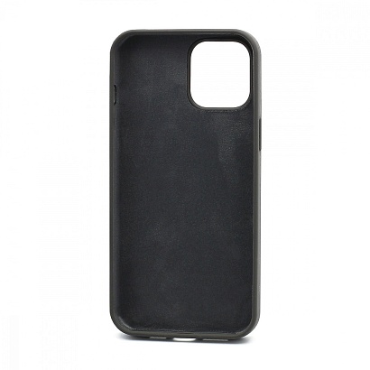 Чехол Silicone Case без лого для Apple iPhone 12 Pro Max/6.7 (полная защита) (022) темно серый