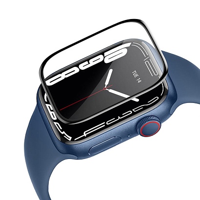 Защитное стекло HOCO A30 для Apple Watch Series 7 45mm черное