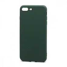 Чехол Silicone Case NEW ERA (накладка/силикон) для Apple iPhone 7/8 Plus темно зеленый