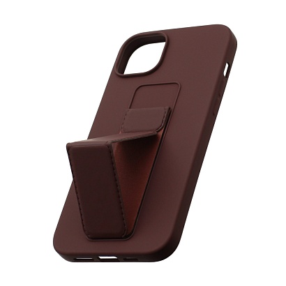 Чехол Magnetic Stend 2 для Apple iPhone 14 Plus/6.7 (006) бордовый