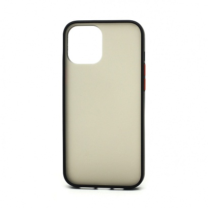 Чехол Shockproof Lite силикон-пластик для Apple iPhone 12 Pro Max/6.7 черно-красный