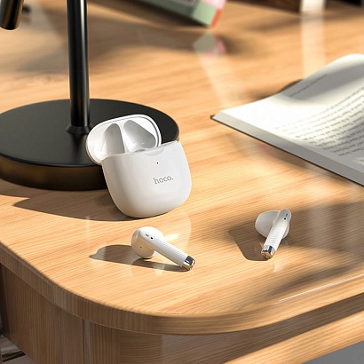 Наушники с микрофоном Bluetooth Hoco ES56 TWS белые