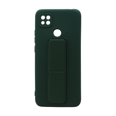 Чехол Magnetic Stend 2 для Xiaomi Redmi 9C (007) темно зеленый