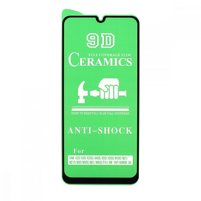 Защитная пленка Ceramic для Samsung Galaxy A20/A30/A30S/A50/A50S/M21S/M31 противоударная тех. пак