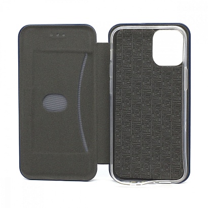 Чехол-книжка BF модельный (силикон/кожа) для Apple iPhone 12 mini/5.4 синий
