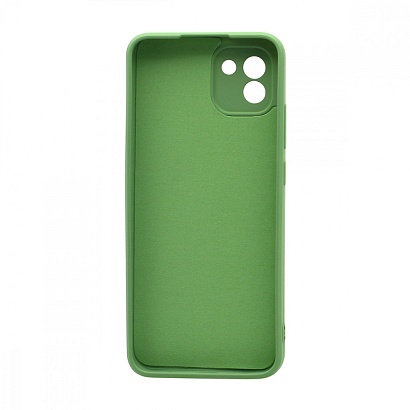 Чехол Silicone Case NEW ERA (накладка/силикон) для Samsung Galaxy A03 зеленый