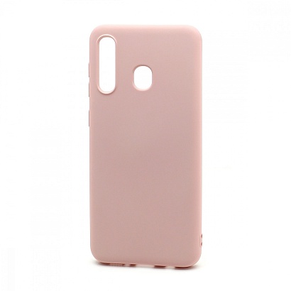 Чехол Silicone Case NEW ERA (накладка/силикон) для Samsung Galaxy A20/A30 светло розовый